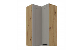 LUNA 60x60 GN-108 2F (90°) Claygrey Artisan pakabinama kampinė spintelė