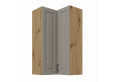 STILO 60x60 GN-108 2F (90°) Claygrey artisan pakabinama kampinė spintelė