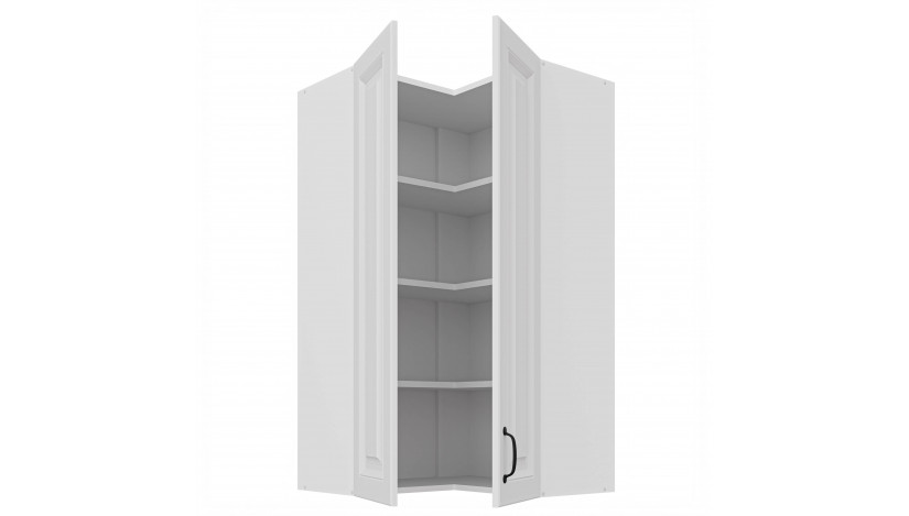 STILO 60x60 GN-108 2F (90°) Balta Balta pakabinama kampinė spintelė