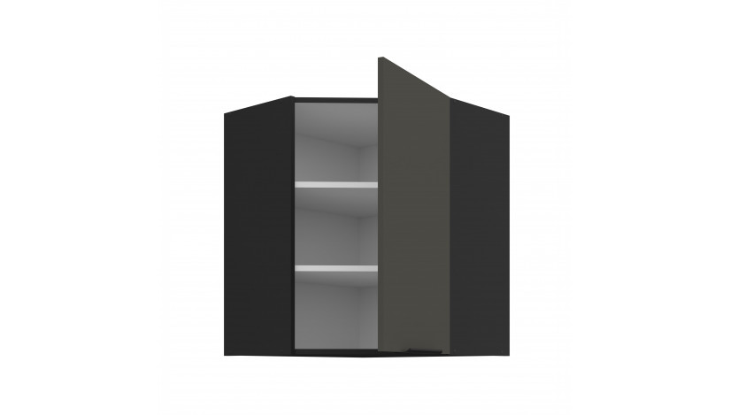 ARIA GR/BL 60x60 GN-72 1F 45° pakabinama kampinė spintelė