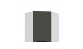 ARIA GR/WH 60x60 GN-72 1F 45° pakabinama kampinė spintelė