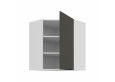 ARIA GR/WH 60x60 GN-72 1F 45° pakabinama kampinė spintelė