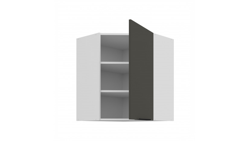 ARIA GR/WH 60x60 GN-72 1F 45° pakabinama kampinė spintelė