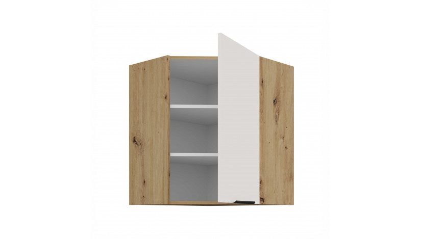 ARIA WH/AR 60x60 GN-72 1F 45° pakabinama kampinė spintelė