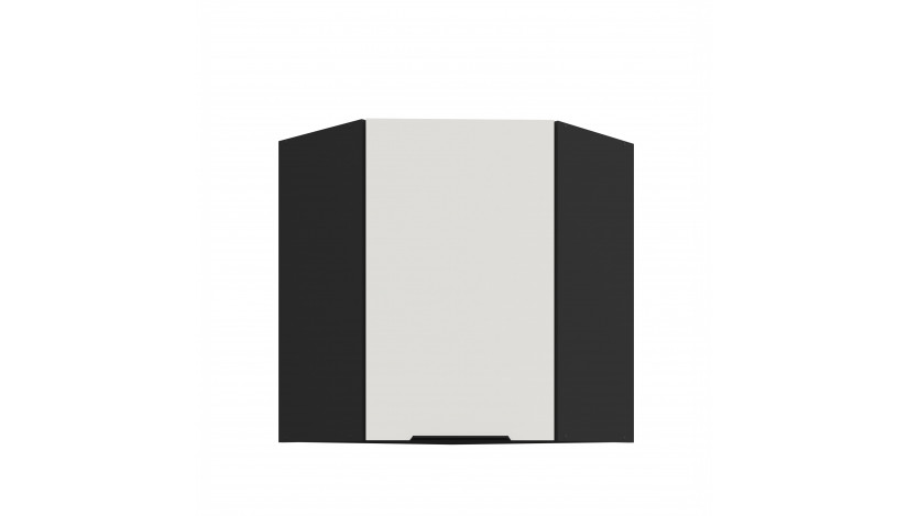 ARIA WH/BL 60x60 GN-72 1F 45° pakabinama kampinė spintelė