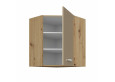 ARTISAN Cappucino 60x60 GN-72 1F 45° Pakabinama Kampinė Spintelė