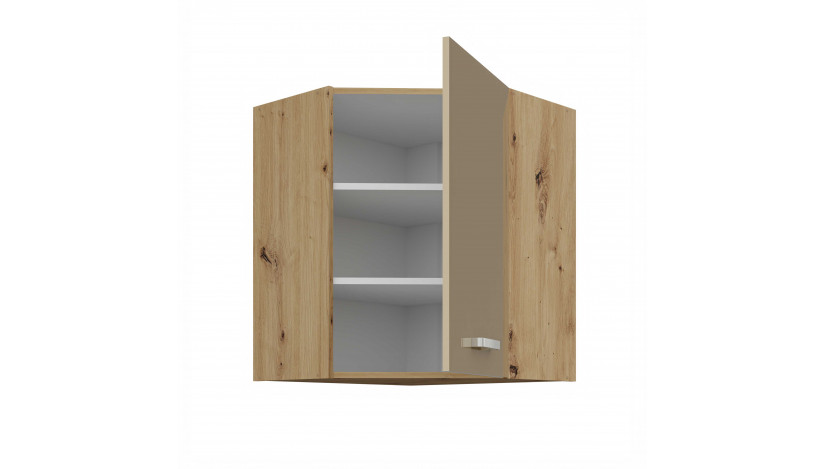ARTISAN Cappucino 60x60 GN-72 1F 45° Pakabinama Kampinė Spintelė