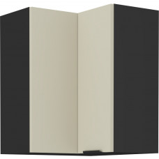 ARONA 60x60 GN-72 1F 90° Pakabinama Kampinė Spintelė juoda