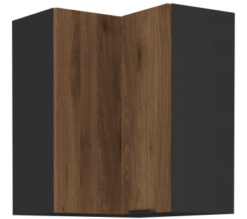 MONZA 60x60 GN-72 1F 90° Pakabinama Kampinė Spintelė juoda MONZA 60x60 GN-72 1F 90° Pakabinama Kampinė Spintelė juoda