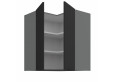 ARIA BL/ANT 60x60 GN-72 2F 90° pakabinama kampinė spintelė