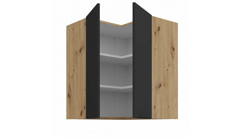 ARIA BL/AR 60x60 GN-72 2F 90° pakabinama kampinė spintelė