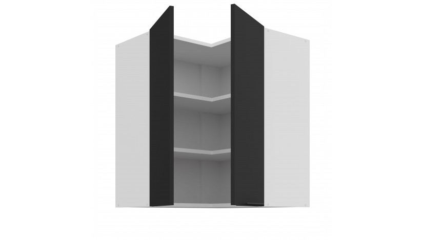ARIA BL/WH 60x60 GN-72 2F 90° pakabinama kampinė spintelė