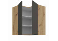 ARIA GR/AR 60x60 GN-72 2F 90° pakabinama kampinė spintelė