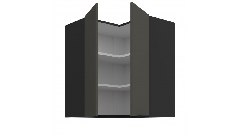 ARIA GR/BL 60x60 GN-72 2F 90° pakabinama kampinė spintelė