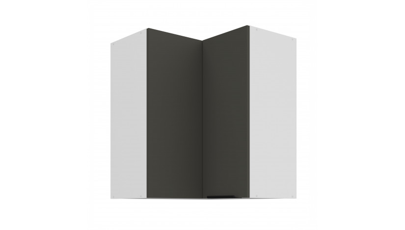 ARIA GR/WH 60x60 GN-72 2F 90° pakabinama kampinė spintelė