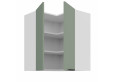 ARIA SA/WH 60x60 GN-72 2F 90° pakabinama kampinė spintelė