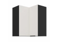 ARIA WH/BL 60x60 GN-72 2F 90° pakabinama kampinė spintelė