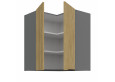 CREMONA ANT 60x60 GN-72 2F 90° pakabinama kampinė spintelė