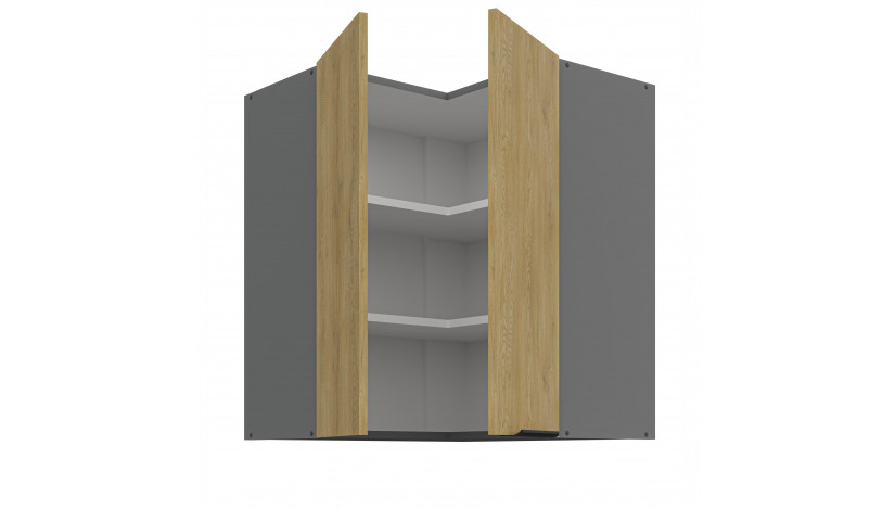 CREMONA ANT 60x60 GN-72 2F 90° pakabinama kampinė spintelė