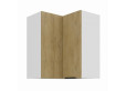 CREMONA WH 60x60 GN-72 2F 90° pakabinama kampinė spintelė