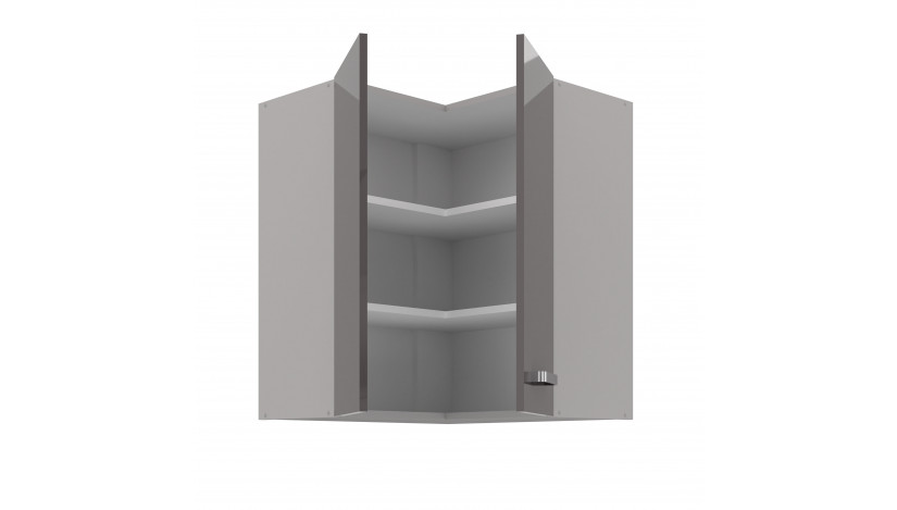 GREY 60x60 GN-72 2F (90°) pakabinama kampinė spintelė