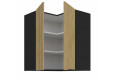 CREMONA BL 60x60 GN-72 2F 90° pakabinama kampinė spintelė