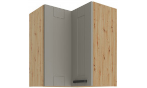 LUNA 60x60 GN-72 1F 90° Pakabinama Kampinė Spintelė Claygrey Artisan