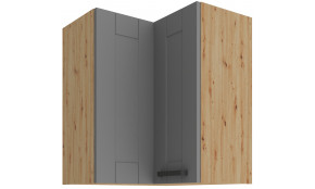 LUNA 60x60 GN-72 1F 90° Pakabinama Kampinė Spintelė Dustgrey Artisan