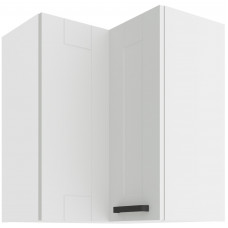 LUNA 60x60 GN-72 1F 90° Pakabinama Kampinė Spintelė balta balta