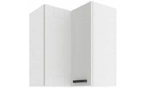 LUNA 60x60 GN-72 1F 90° Pakabinama Kampinė Spintelė balta balta