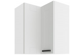 LUNA 60x60 GN-72 1F 90° Pakabinama Kampinė Spintelė balta balta
