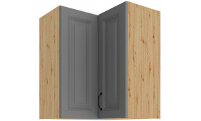 Stilo 60x60 GN-72 1F 90° Pakabinama Kampinė Spintelė Dustgrey artisan