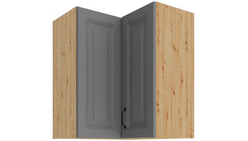 Stilo 60x60 GN-72 1F 90° Pakabinama Kampinė Spintelė Dustgrey artisan