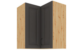 Stilo 60x60 GN-72 1F 90° Pakabinama Kampinė Spintelė Grafit artisan