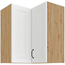 Stilo 60x60 GN-72 1F 90° Pakabinama Kampinė Spintelė Balta artisan