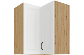 Stilo 60x60 GN-72 1F 90° Pakabinama Kampinė Spintelė Balta artisan