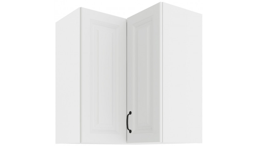 Stilo 60x60 GN-72 1F 90° Pakabinama Kampinė Spintelė balta balta