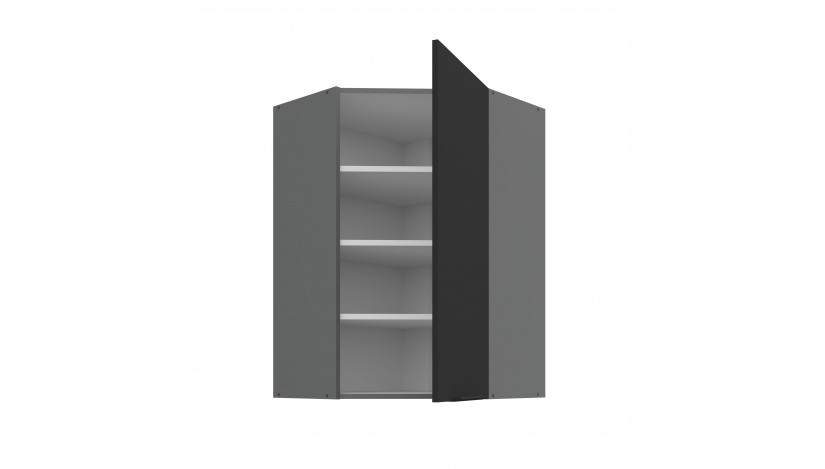 ARIA BL/ANT 60x60 GN-90 1F 45° pakabinama kampinė spintelė
