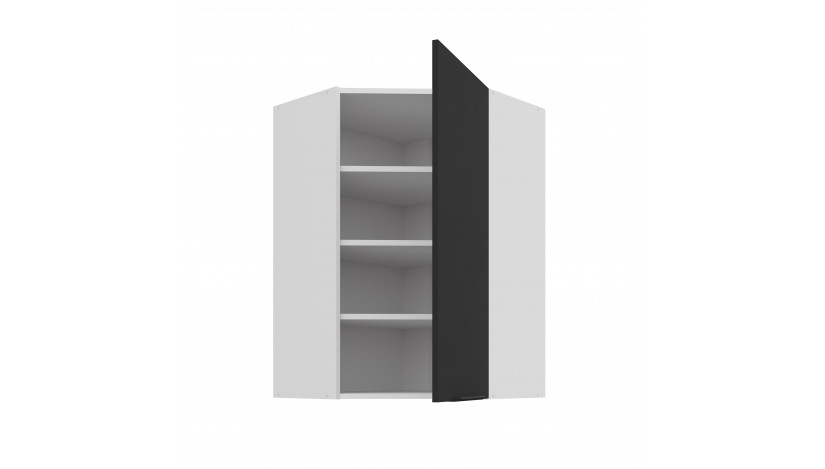 ARIA BL/WH 60x60 GN-90 1F 45° pakabinama kampinė spintelė