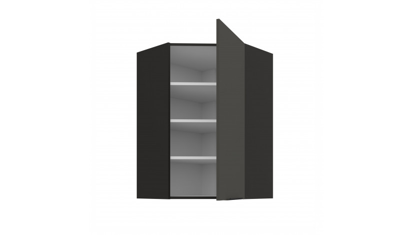 ARIA GR/BL 60x60 GN-90 1F 45° pakabinama kampinė spintelė