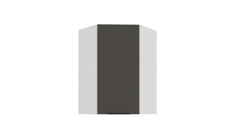 ARIA GR/WH 60x60 GN-90 1F 45° pakabinama kampinė spintelė