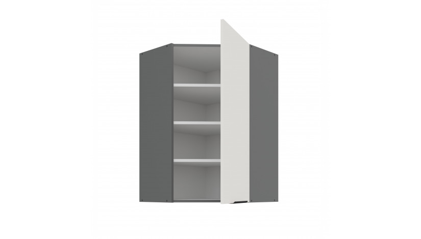 ARIA WH/ANT 60x60 GN-90 1F 45° pakabinama kampinė spintelė