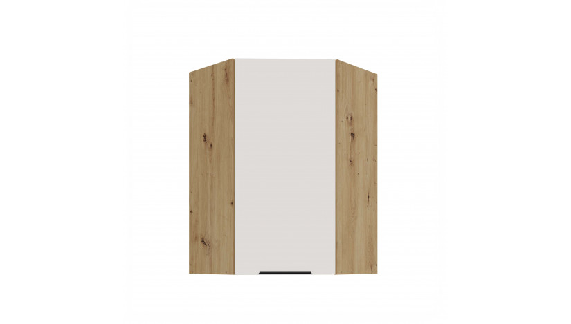 ARIA WH/AR 60x60 GN-90 1F 45° pakabinama kampinė spintelė