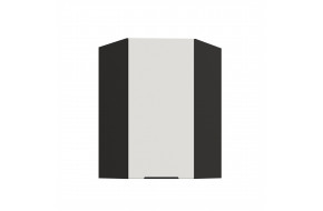 ARIA WH/BL 60x60 GN-90 1F 45° pakabinama kampinė spintelė