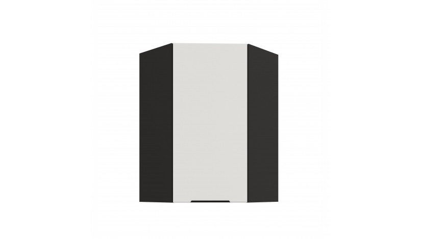 ARIA WH/BL 60x60 GN-90 1F 45° pakabinama kampinė spintelė