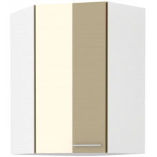 LARA 60x60 GN-90 1F 45° pakabinama kampinė spintelė cappuccino