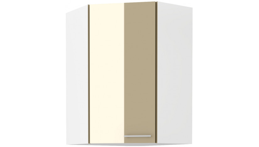 LARA 60x60 GN-90 1F 45° pakabinama kampinė spintelė cappuccino