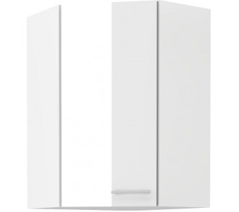 LARA 60x60 GN-90 1F 45° pakabinama kampinė spintelė balta