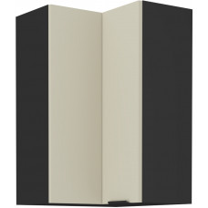 ARONA 60x60 GN-90 1F 90° Pakabinama Kampinė Spintelė juoda
