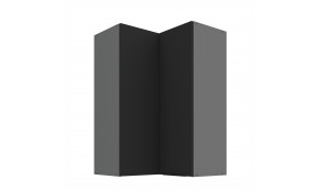 ARIA BL/ANT 60x60 GN-90 2F 90° pakabinama kampinė spintelė